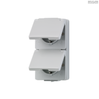 Jung BRG 12-5 PK 42 Abdeckung mit Kipphebel "Kegel" 1-fach 2 Kipphebel