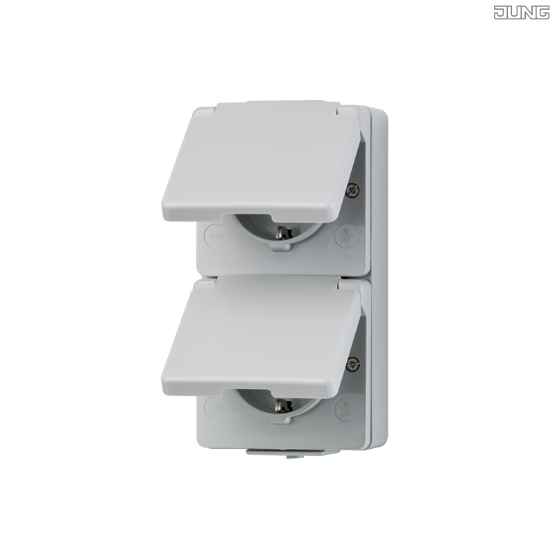 Jung BRG 12-5 PK 42 Abdeckung mit Kipphebel "Kegel" 1-fach 2 Kipphebel