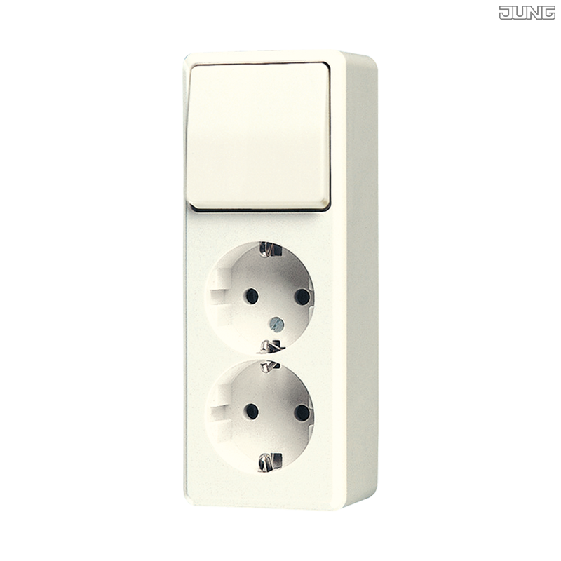 Jung BRG 12-5 PK 42 Abdeckung mit Kipphebel "Kegel" 1-fach 2 Kipphebel