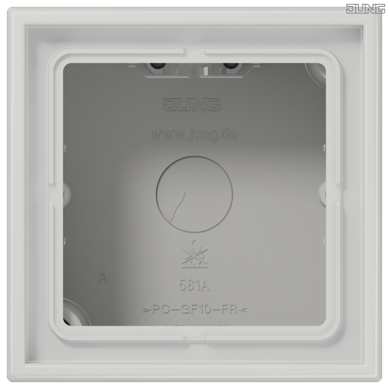 Jung BRG 12-5 PK 42 Abdeckung mit Kipphebel "Kegel" 1-fach 2 Kipphebel