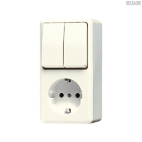 Jung BRG 12-5 PK 42 Abdeckung mit Kipphebel "Kegel" 1-fach 2 Kipphebel
