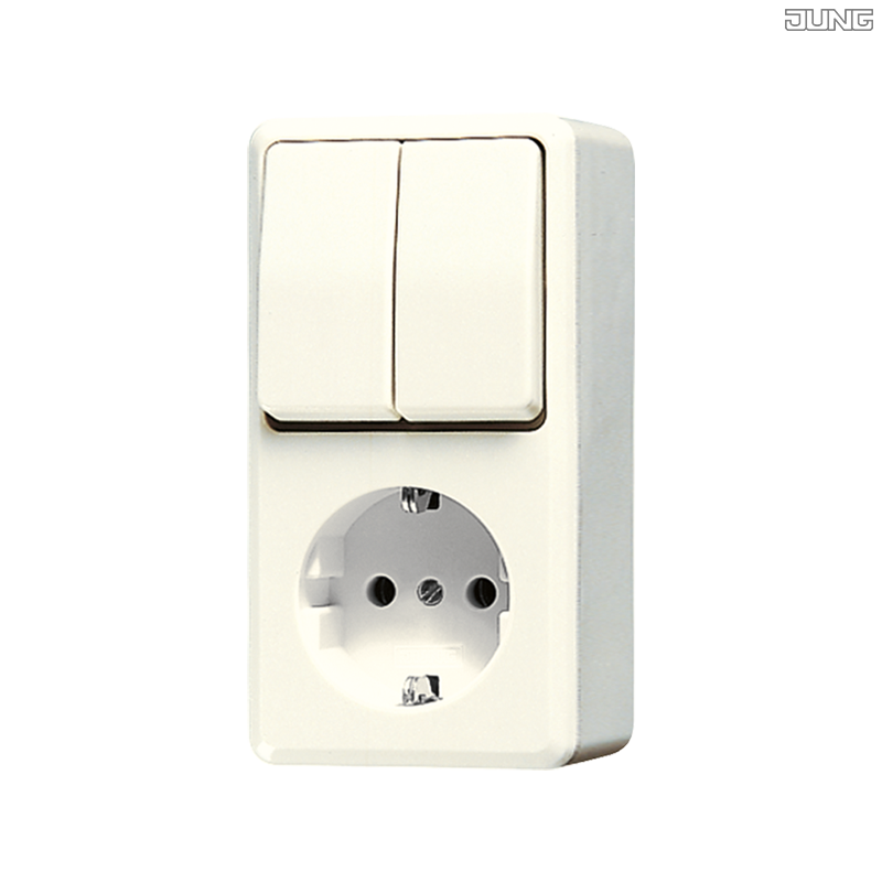 Jung BRG 12-5 PK 42 Abdeckung mit Kipphebel "Kegel" 1-fach 2 Kipphebel