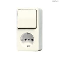 Jung BRG 12-5 PK 42 Abdeckung mit Kipphebel "Kegel" 1-fach 2 Kipphebel