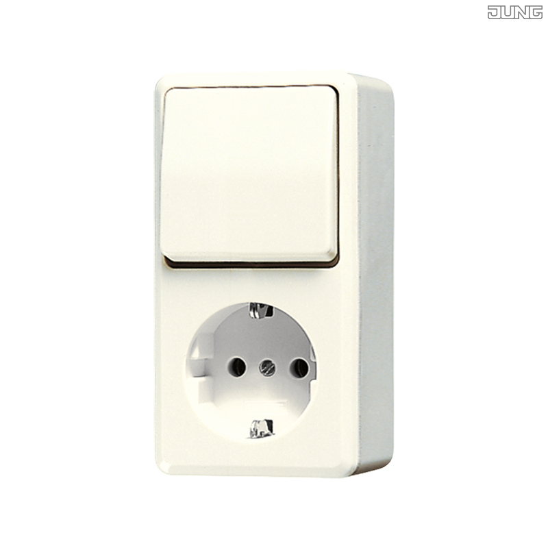 Jung BRG 12-5 PK 42 Abdeckung mit Kipphebel "Kegel" 1-fach 2 Kipphebel