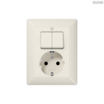 Jung BRG 12-5 PK 42 Abdeckung mit Kipphebel "Kegel" 1-fach 2 Kipphebel