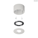 Jung BRG 12-5 PK 42 Abdeckung mit Kipphebel "Kegel" 1-fach 2 Kipphebel