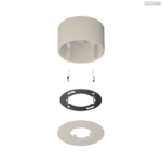 Jung BRG 12-5 PK 42 Abdeckung mit Kipphebel "Kegel" 1-fach 2 Kipphebel
