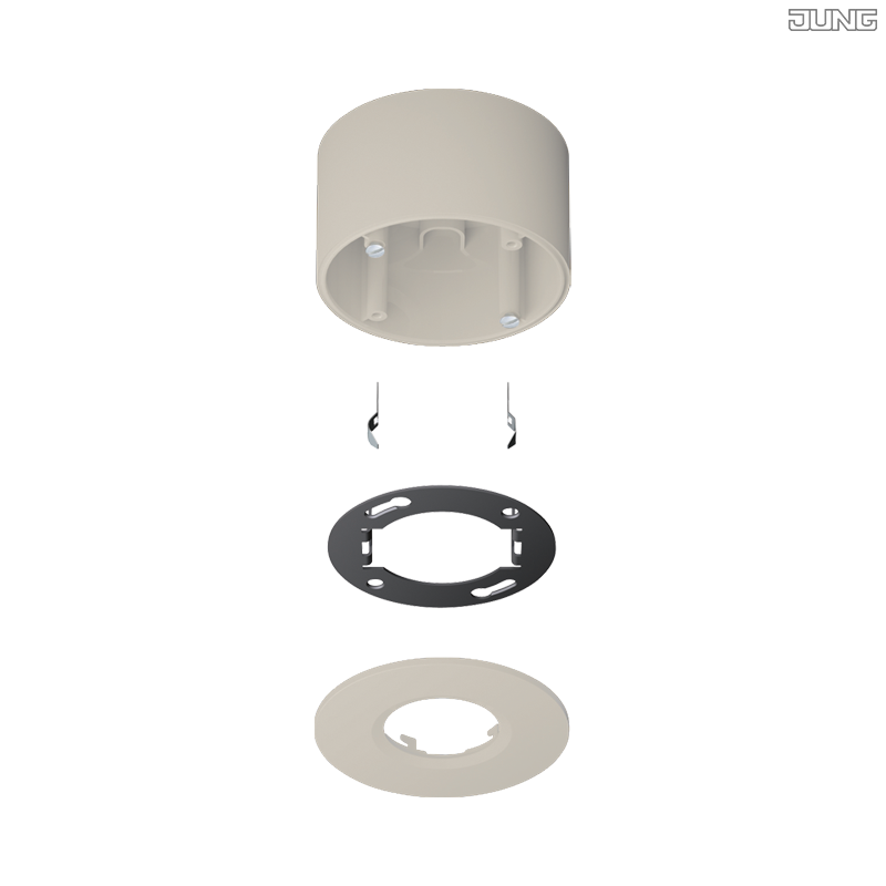 Jung BRG 12-5 PK 42 Abdeckung mit Kipphebel "Kegel" 1-fach 2 Kipphebel