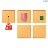 Jung BRG 12-5 PK 42 Abdeckung mit Kipphebel "Kegel" 1-fach 2 Kipphebel
