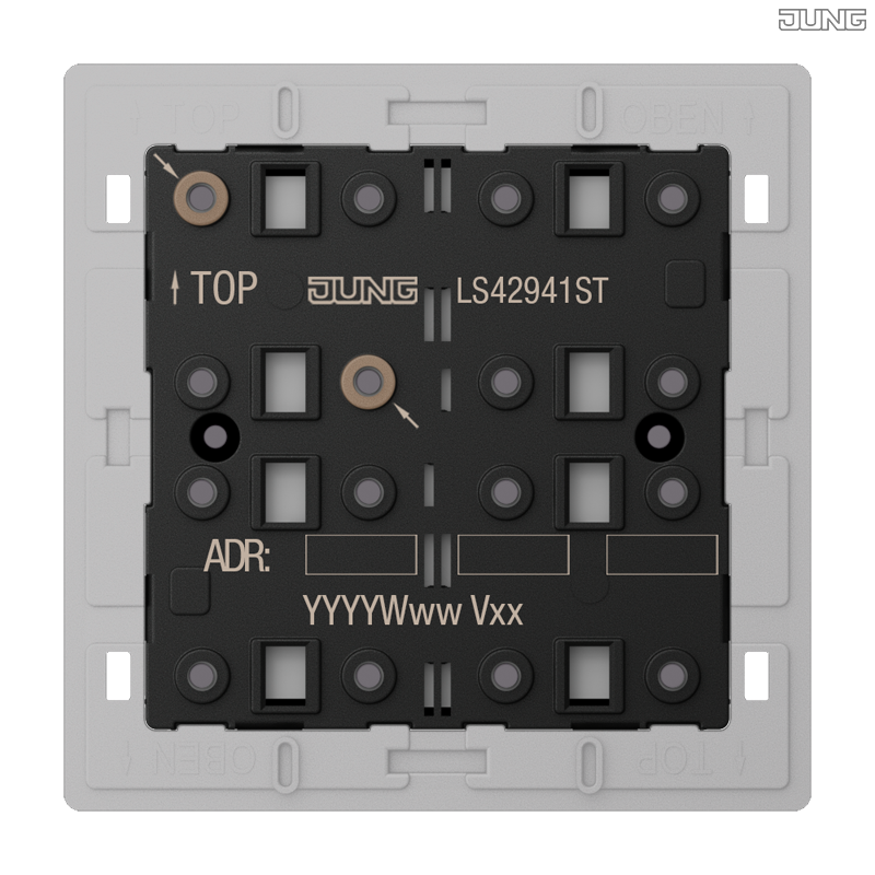 Jung BRG 12-5 PK 42 Abdeckung mit Kipphebel "Kegel" 1-fach 2 Kipphebel