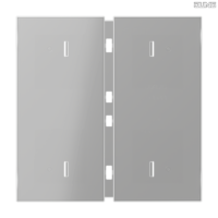 Jung BRG 12-5 PK 42 Abdeckung mit Kipphebel "Kegel" 1-fach 2 Kipphebel