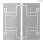 Jung BRG 12-5 PK 42 Abdeckung mit Kipphebel "Kegel" 1-fach 2 Kipphebel