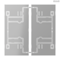 Jung BRG 12-5 PK 42 Abdeckung mit Kipphebel "Kegel" 1-fach 2 Kipphebel