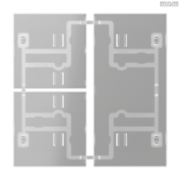 Jung BRG 12-5 PK 42 Abdeckung mit Kipphebel "Kegel" 1-fach 2 Kipphebel