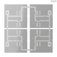 Jung BRG 12-5 PK 42 Abdeckung mit Kipphebel "Kegel" 1-fach 2 Kipphebel