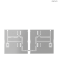Jung BRG 12-5 PK 42 Abdeckung mit Kipphebel "Kegel" 1-fach 2 Kipphebel