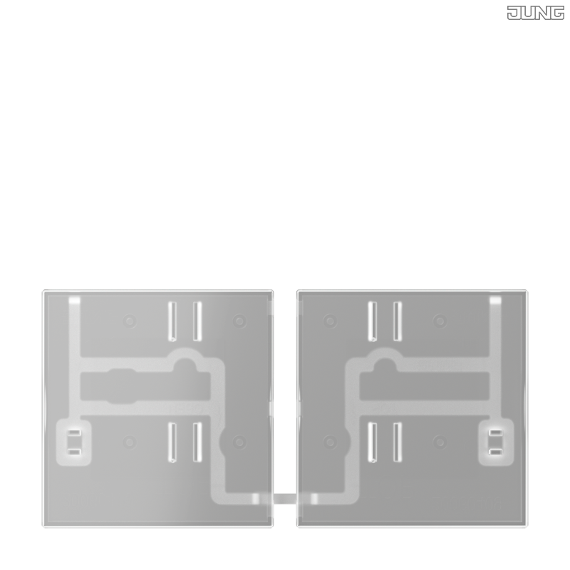 Jung BRG 12-5 PK 42 Abdeckung mit Kipphebel "Kegel" 1-fach 2 Kipphebel