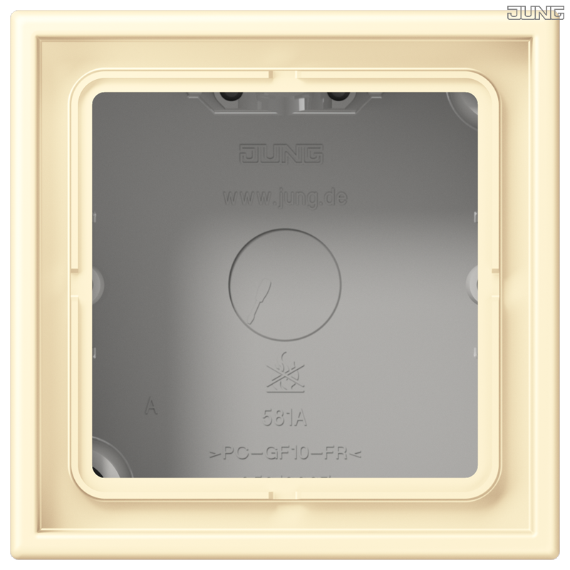 Jung BRG 12-5 PK 42 Abdeckung mit Kipphebel "Kegel" 1-fach 2 Kipphebel