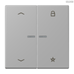 Jung BRG 12-5 PK 42 Abdeckung mit Kipphebel "Kegel" 1-fach 2 Kipphebel