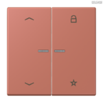 Jung BRG 12-5 PK 42 Abdeckung mit Kipphebel "Kegel" 1-fach 2 Kipphebel