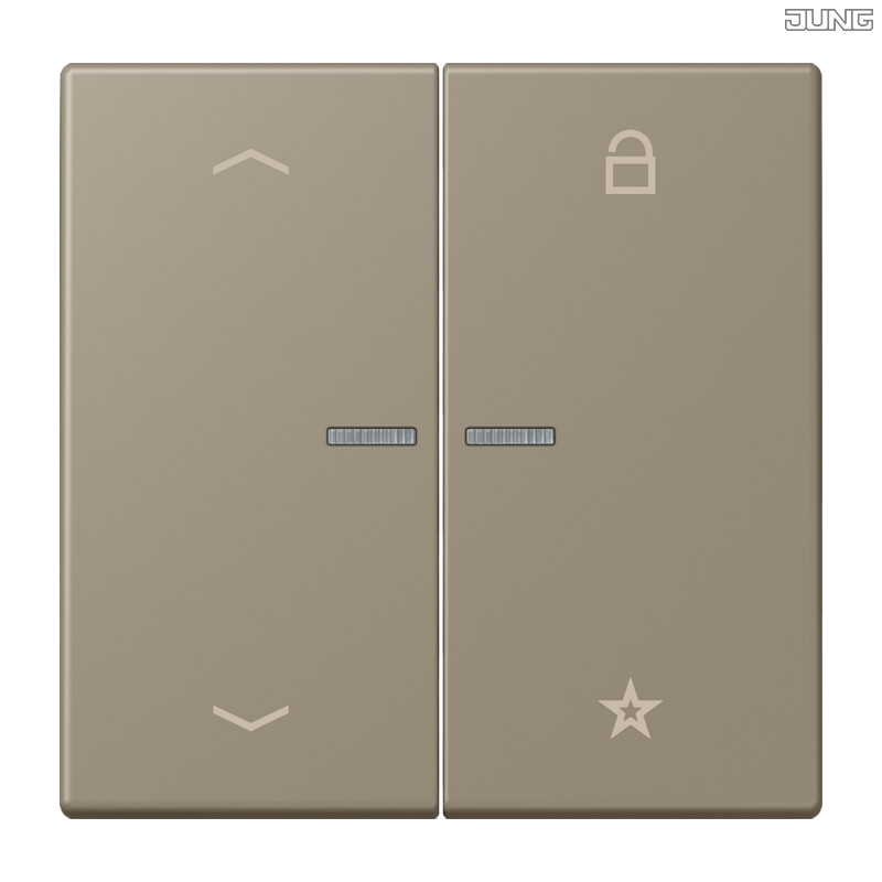 Jung BRG 12-5 PK 42 Abdeckung mit Kipphebel "Kegel" 1-fach 2 Kipphebel