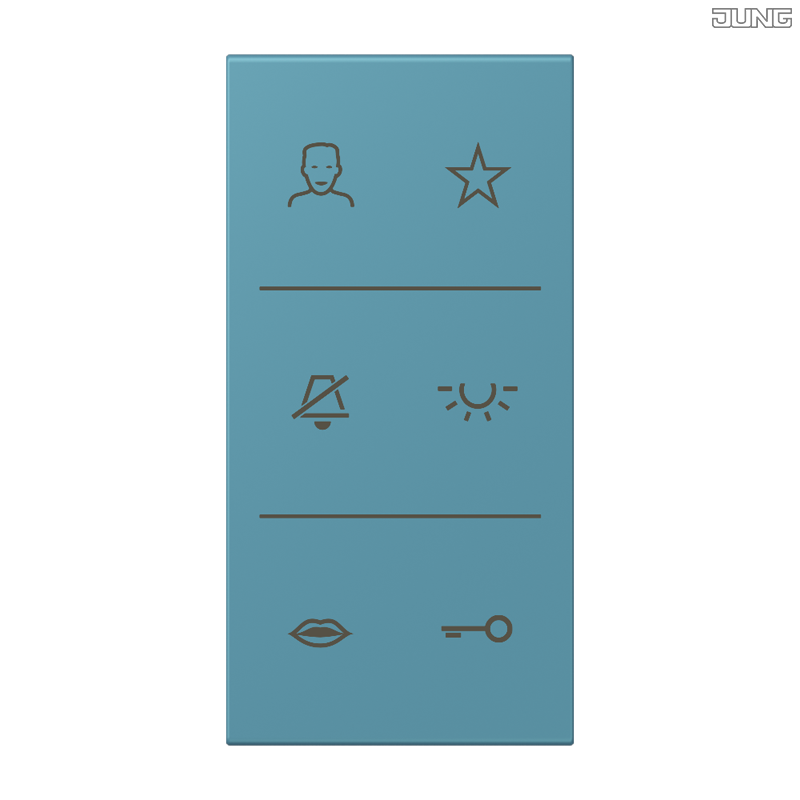 Jung BRG 12-5 PK 42 Abdeckung mit Kipphebel "Kegel" 1-fach 2 Kipphebel