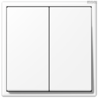 Jung BRG 12-5 PK 42 Abdeckung mit Kipphebel "Kegel" 1-fach 2 Kipphebel