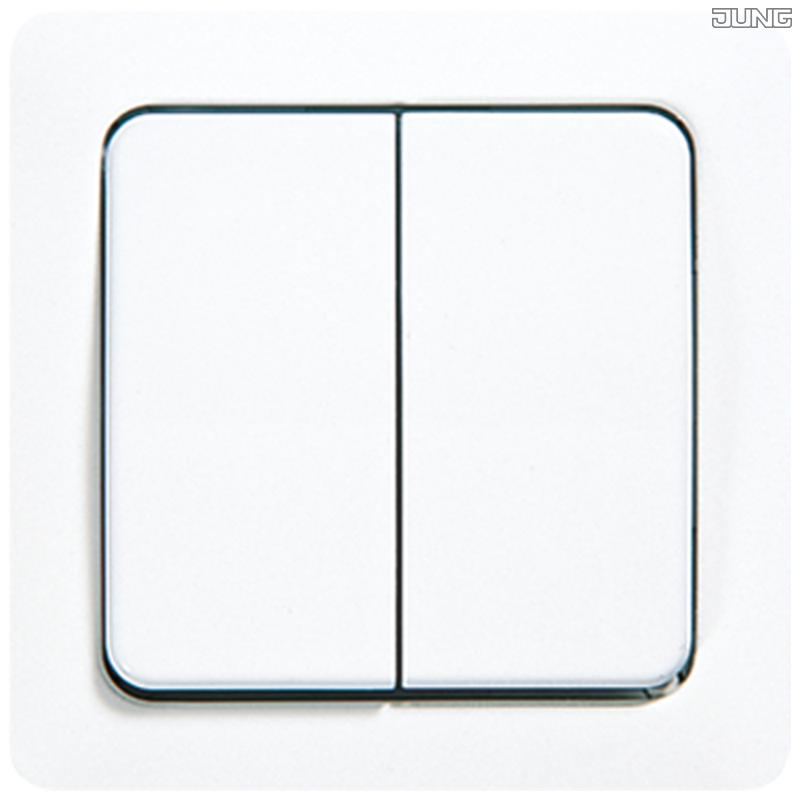 Jung BRG 12-5 PK 42 Abdeckung mit Kipphebel "Kegel" 1-fach 2 Kipphebel