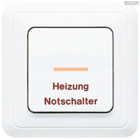 Jung BRG 12-5 PK 42 Abdeckung mit Kipphebel "Kegel" 1-fach 2 Kipphebel