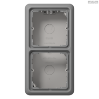 Jung BRG 12-5 PK 42 Abdeckung mit Kipphebel "Kegel" 1-fach 2 Kipphebel