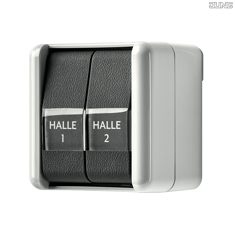 Jung BRG 12-5 PK 42 Abdeckung mit Kipphebel "Kegel" 1-fach 2 Kipphebel