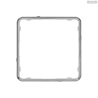Jung BRG 12-5 PK 42 Abdeckung mit Kipphebel "Kegel" 1-fach 2 Kipphebel