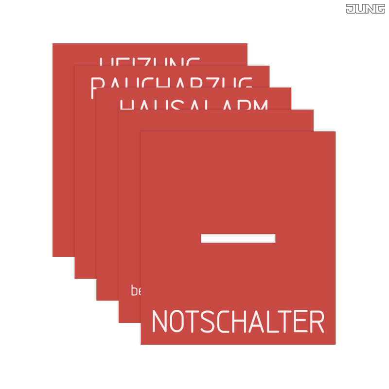 Jung BRG 12-5 PK 42 Abdeckung mit Kipphebel "Kegel" 1-fach 2 Kipphebel
