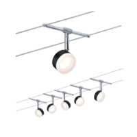 PAULMANN LED-Anbaustrahler 5x4W 5LEDs schwarz ClearLED 944.57 2700K weiß 150lm schwarz matt