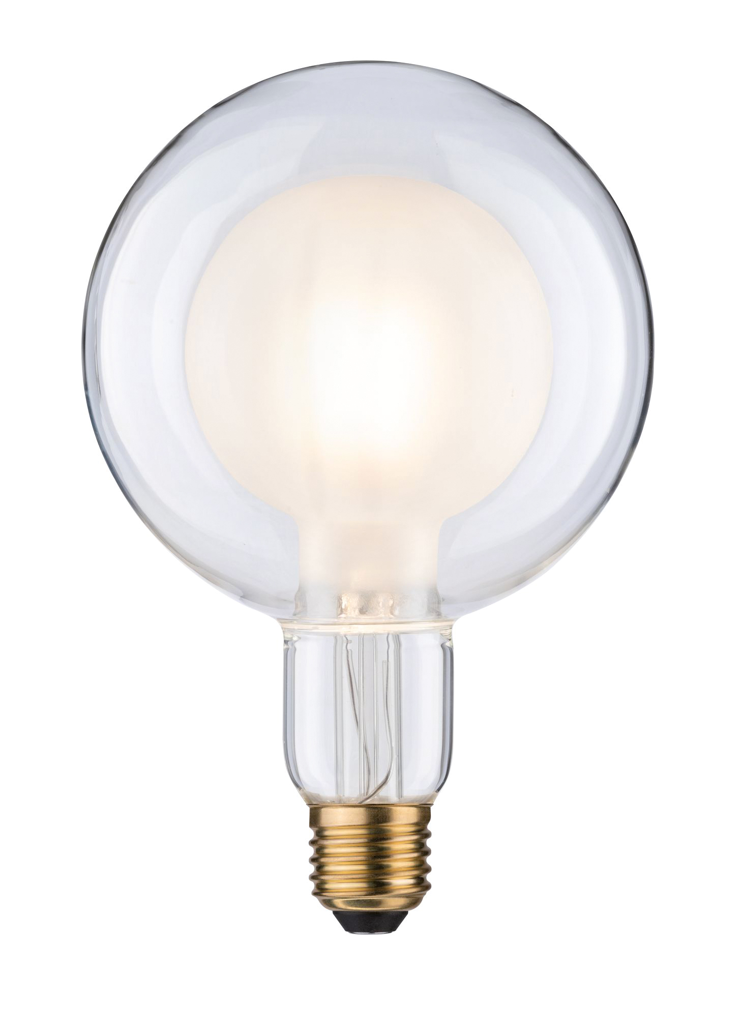 Paulmann PAULMANN LED-Kugellampe FM E27 G125 4W F 287.64 2700K weiß 400lm mattiert dimmbar AC