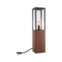 PAULMANN LED-Podestleuchte 2W IP44 E14 Venea 946.74 1900K 140lm rost Holz