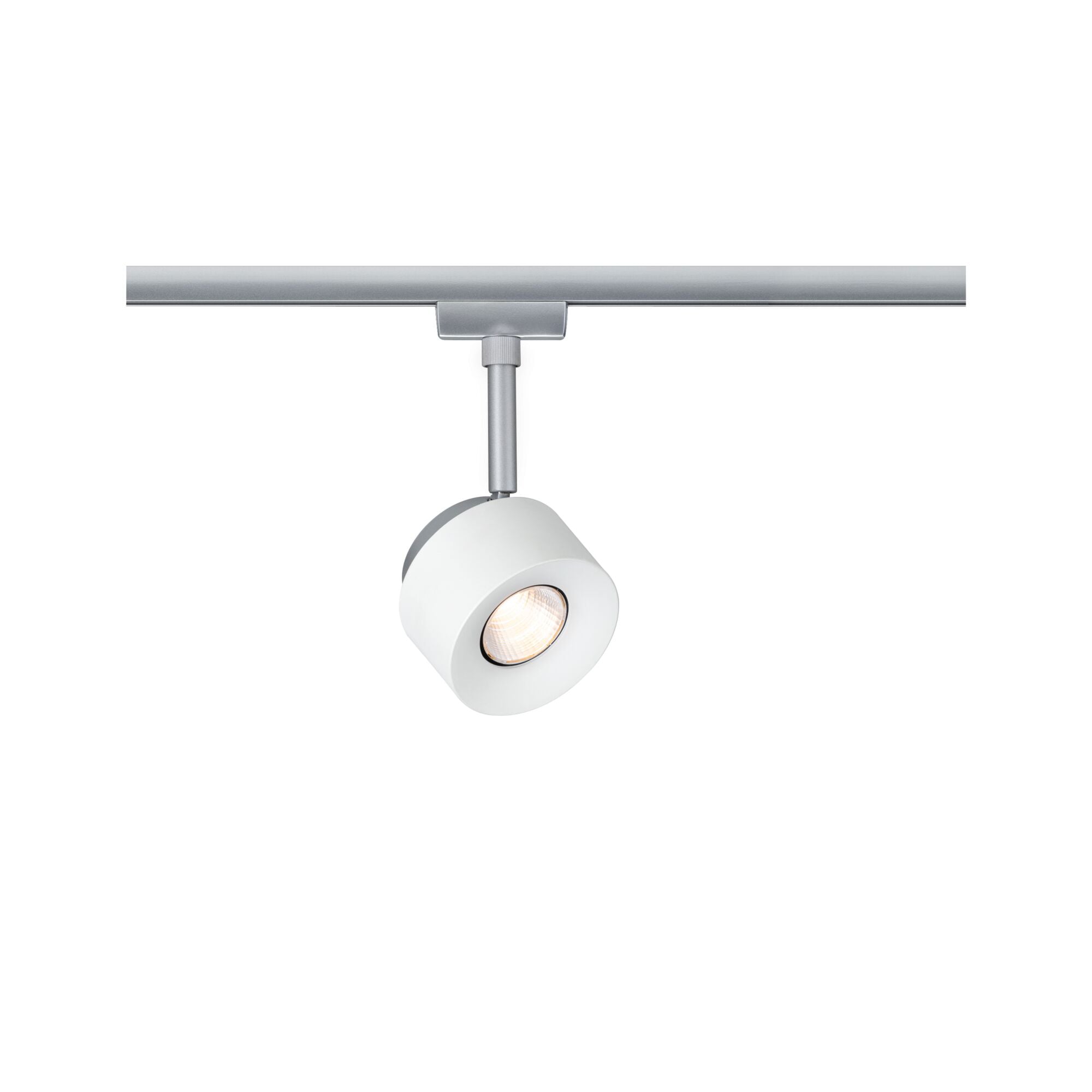 Paulmann PAULMANN LED-Schienenstrahler 7,4W 1LED Pane 953.73 weiß 2700K weiß 400lm weiß matt Aluminium