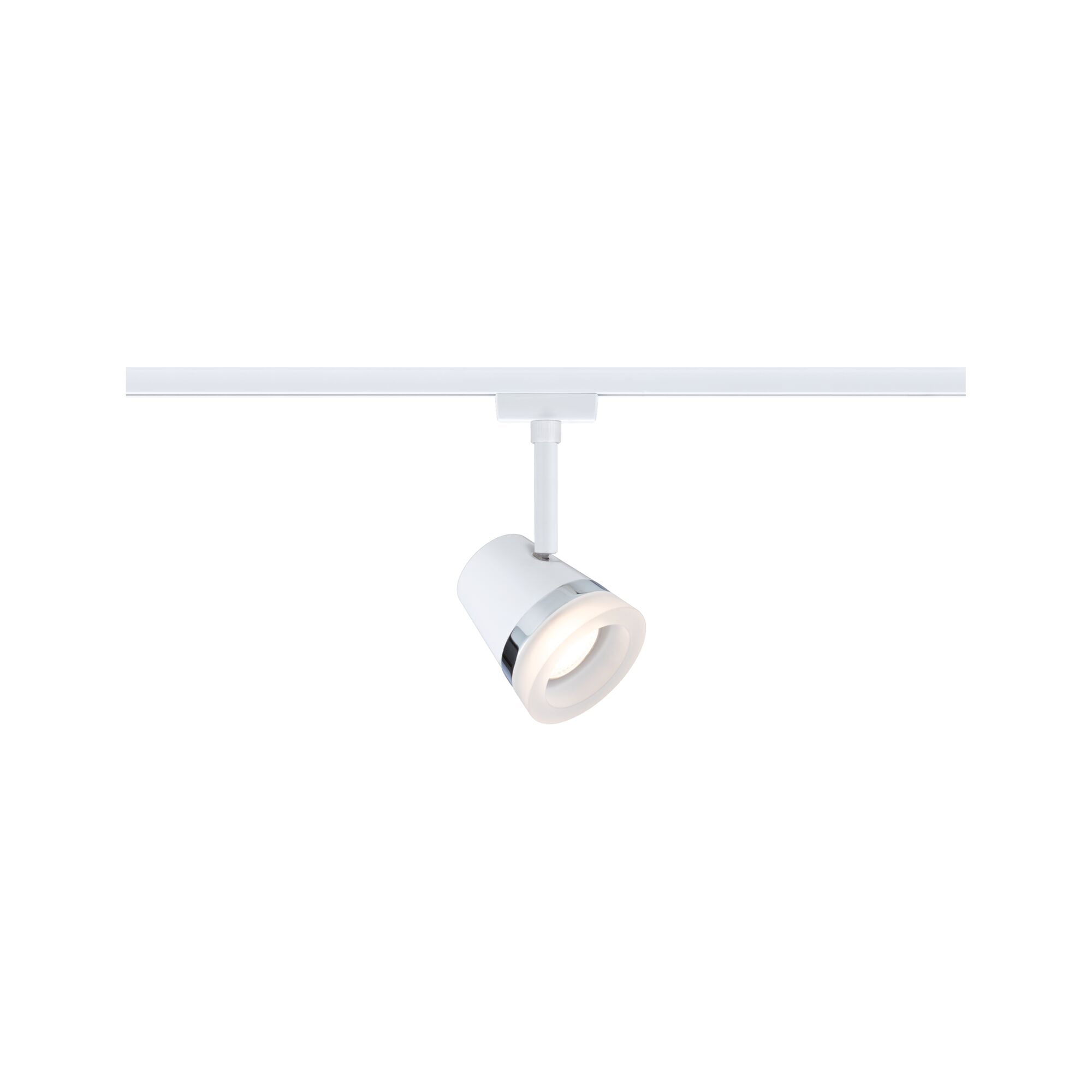Paulmann PAULMANN LED-Schienenstrahler 10W 1LED Cone 948.84 weiß GU10 weiß matt RF:matt Aluminium