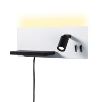 PAULMANN LED-Wandanbauleuchte 11W 2700K Serra 711.03 520lm schwarz/weiß