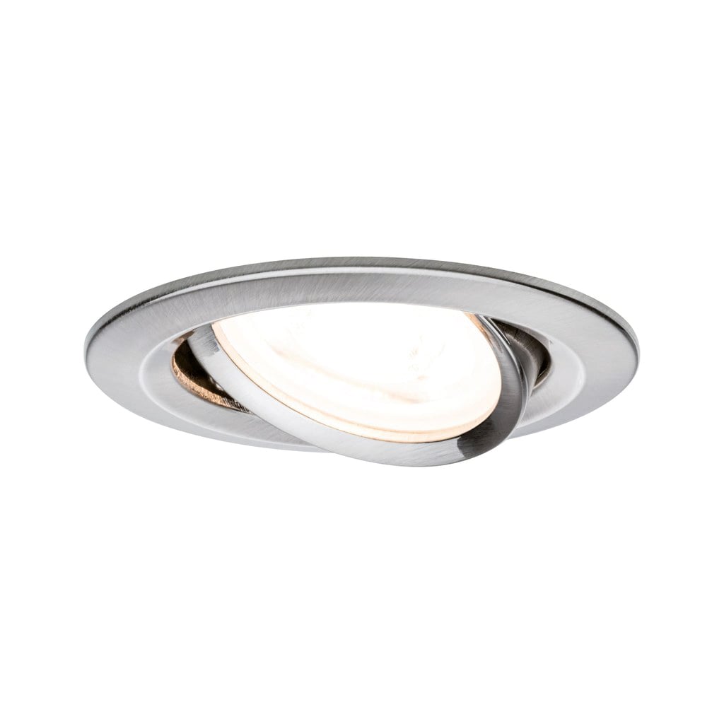 Paulmann PAULMANN LED-Einbaustrahler 7W dimmbar 1LED Nova 936.03 eisen 2700K weiß 460lm GU10