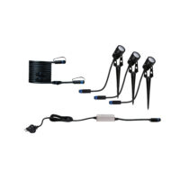 PAULMANN LED-Wegeleuchte 13W IP65 3000K 946.92 150lm schwarz Aluminium