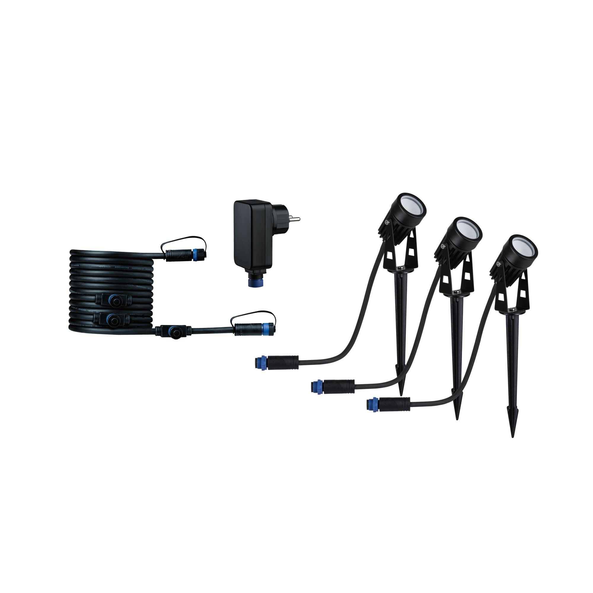 Paulmann PAULMANN LED-Wegeleuchte 13W IP65 3000K Plug&amp;Shine 943.73 150lm schwarz Aluminium Kst_tr