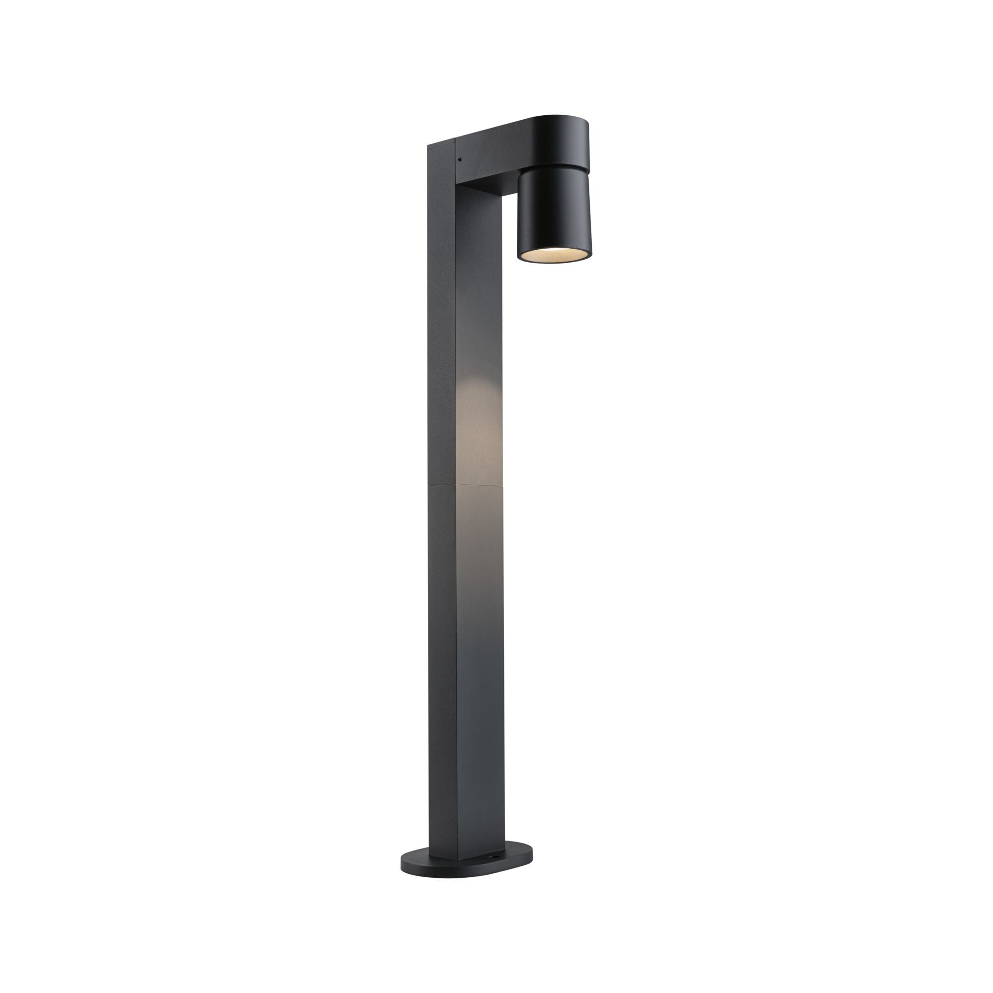 Paulmann PAULMANN LED-Pollerleuchte 9,5W IP44 Aluminium Kimu 948.22 3000K 500lm anthrazit Gl_tr