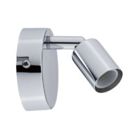 PAULMANN LED-Anbaustrahler 10W 1LED chr Carolina 667.49 GU10 chr matt Aluminium IP44