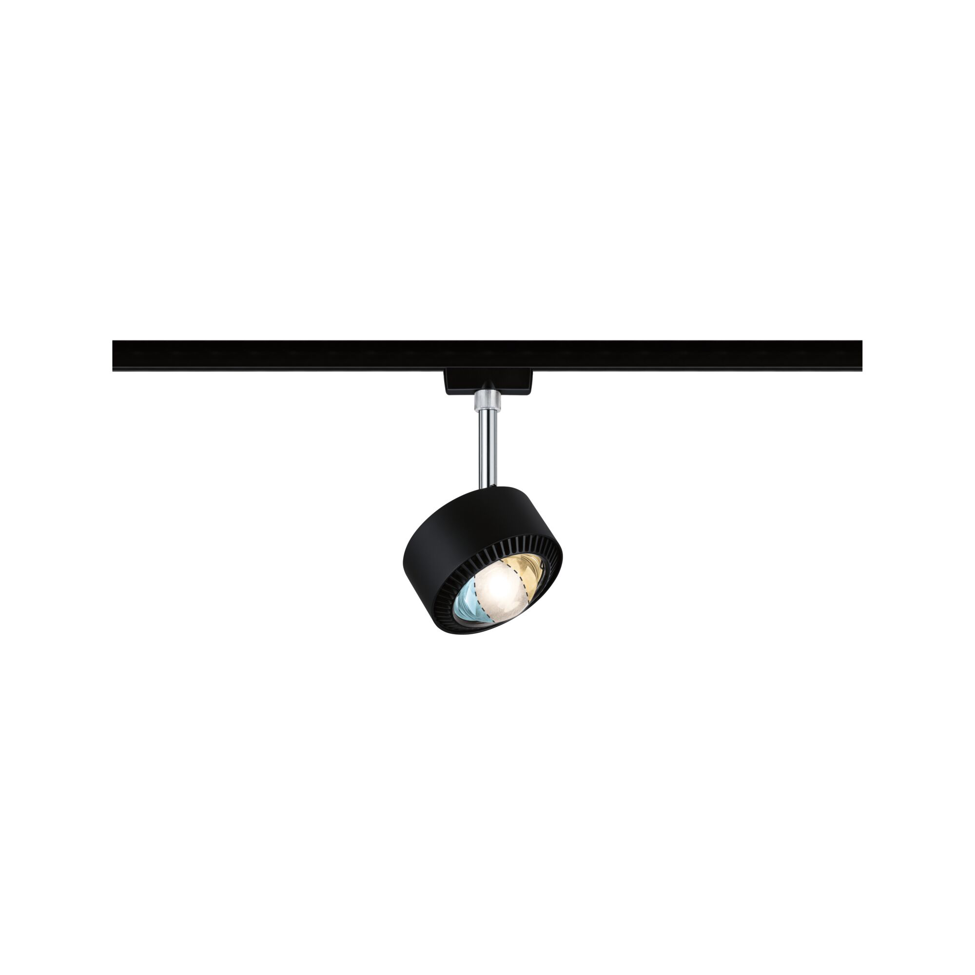 Paulmann PAULMANN LED-Schienenstrahler 8W 1LED schwarz Aldan 967.71 2700-6500K weiß 500lm schwarz matt