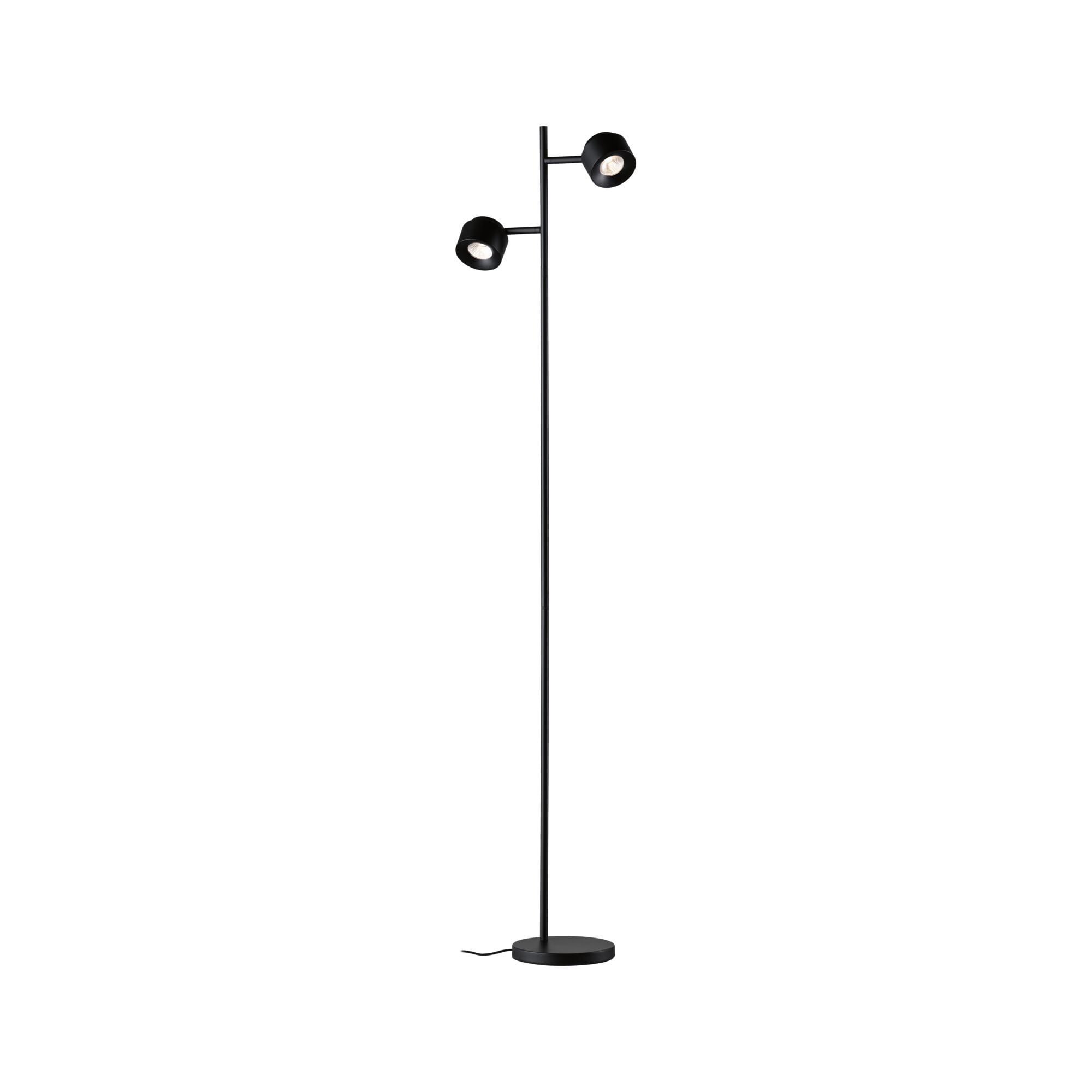 Paulmann PAULMANN LED-Stehleuchte 12W 2700K 300lm Puric Pane 797.75 direkt mit Schalt schwarz