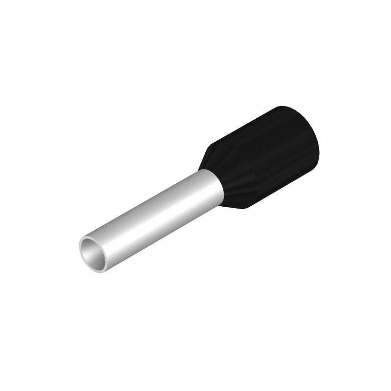 Weidmüller WEIDMÜLLER Aderendhülse 1,5qmm 8mm isol H1,5/14D SW BD PP schwarz Cu Standard Bandw