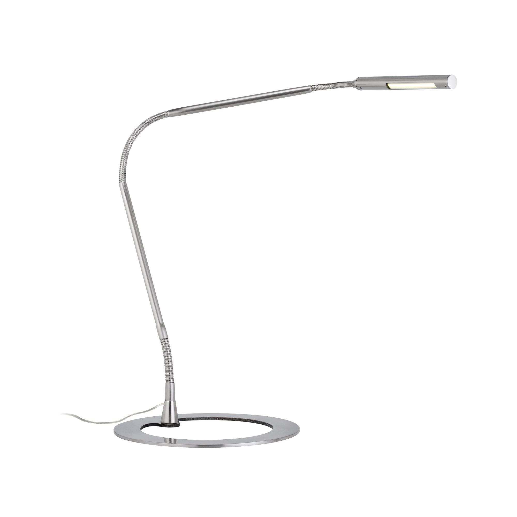 Paulmann PAULMANN LED-Schreibtisch 3W 7000K 240lm Plaza 749.95 Konverter grau mit Schalt mit LM