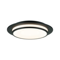 PAULMANN LED-Deckenanbauleuchte 18W schwarz Egron 967.85 2700K 750lm