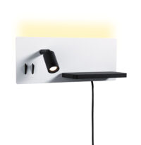 PAULMANN LED-Wandanbauleuchte 11W 2700K Serra 711.02 520lm schwarz/weiß
